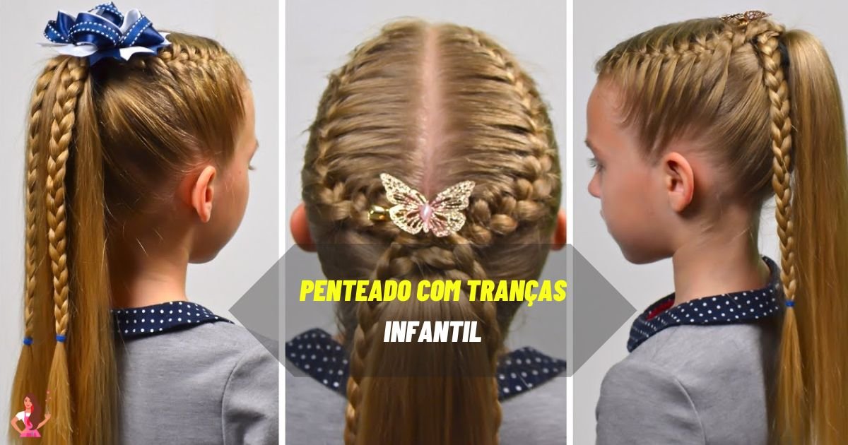 10 penteados infantis fáceis para os cabelos crespos e cacheados