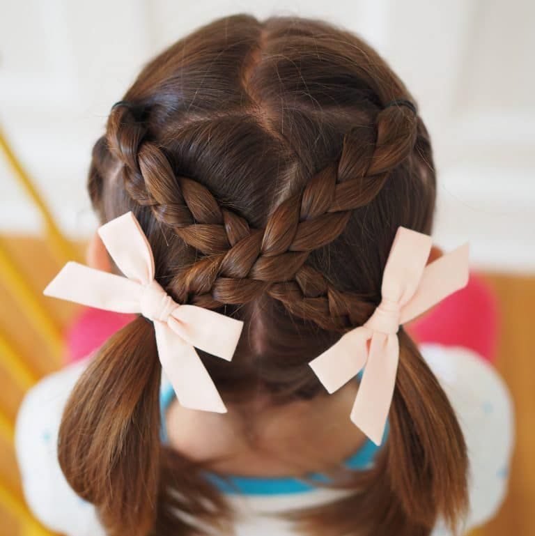 5 penteados fáceis de fazer nas meninas: As crianças AMAM!