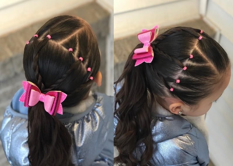 penteados infantil fácil de fazer com xuxinha
